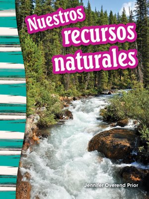 cover image of Nuestros recursos naturales Read-Along eBook